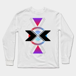 Shapes pattern Long Sleeve T-Shirt